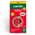 VITAMINA C INFANTIL LAVITAN TURMA DA MÔNICA SABOR MELANCIA 60 COMPRIMIDOS MASTIGÁVEIS