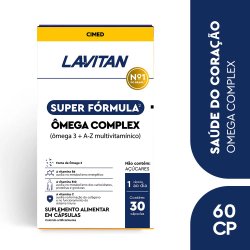 Suplemento Lavitan Super Fórmula Ômega Complex 30 Cápsulas