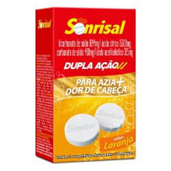 Sonrisal Laranja Dupla Ação Antiácido E Analgésico 10 Comprimidos Efervescentes