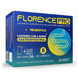 SUPLEMENTO ALIMENTAR FLORENCE PRO 6 SACHÊS DE 4G CADA