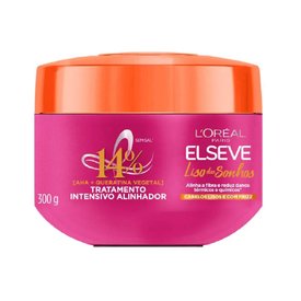 CREME DE TRATAMENTO CAPILAR L'OREAL PARIS ELSEVE LISO DOS SONHOS 300G
