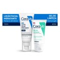 KIT CERAVE LOÇÃO FACIAL HIDRATANTE PELE NORMAL A SECA 52ML + GEL DE LIMPEZA 40G GRÁTIS