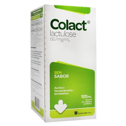 COLACT LACTULOSE 667MG/ML SEM SABOR 120ML