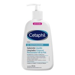 Sabonete Líquido Corporal Cetaphil Pro Ad Restoraderm Para Pele Extra Seca E Irritada 236ml