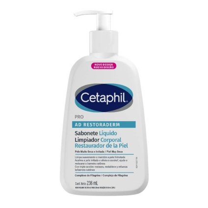 SABONETE LÍQUIDO CORPORAL CETAPHIL PRO AD RESTORADERM 236ML
