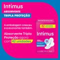ABSORVENTE EXTERNO INTIMUS TRIPLA PROTEÇÃO SUAVE COM ABAS 42 UNIDADES