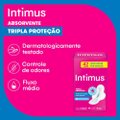 ABSORVENTE EXTERNO INTIMUS TRIPLA PROTEÇÃO SUAVE COM ABAS 42 UNIDADES