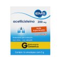 ACETILCISTEINA 200MG 16 ENVELOPES DE 5G EMS GENÉRICO L