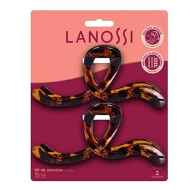 KIT PIRANHAS PARA CABELO LANOSSI FINE 2 UNIDADES