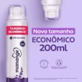DESODORANTE AEROSSOL ANTITRANSPIRANTE FEMININO MONANGE FLOR DE LAVANDA 200ML