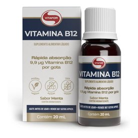SUPLEMENTO ALIMENTAR VITAMINA B12 VITAFOR SABOR MENTA 20ML