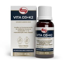 Vitamina D3+k2 Vitafor Sabor Menta 20ml