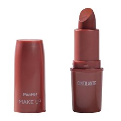 Batom Nude Avelã Cintilante Panvel Make Up 3,4g