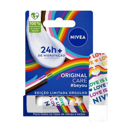 HIDRATANTE LABIAL NIVEA ORIGINAL CARE ORGULHO 4,8G