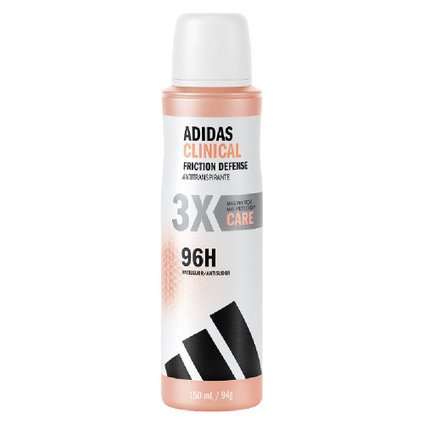 DESODORANTE AEROSSOL ADIDAS CLINICAL FEMININO CARE 150ML