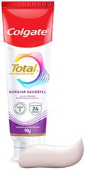 CREME DENTAL COLGATE TOTAL FRESH MINT ANTICÁRIE COM FLÚOR PARA UM HÁLITO FRESCO E DURADOURO 90G