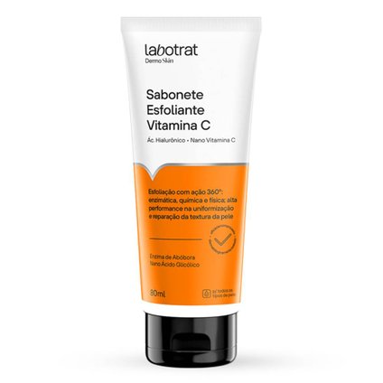 SABONETE ESFOLIANTE FACIAL LABOTRAT VITAMINA C 80ML