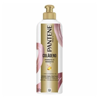 CREME PARA PENTEAR PANTENE PRO-V MIRACLES COLÁGENO HIDRATA E RESGATA 240G