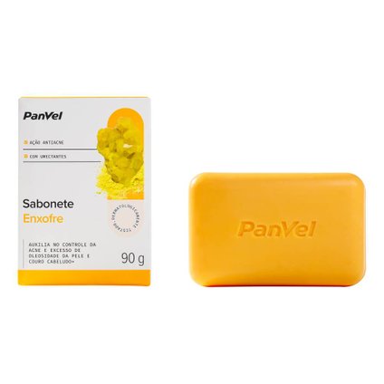 SABONETE EM BARRA DE ENXOFRE PANVEL 90G