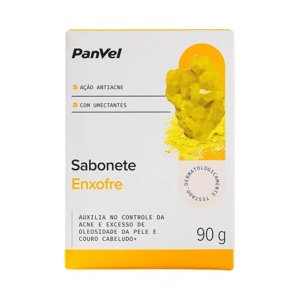 Sabonete Em Barra De Enxofre Panvel 90g