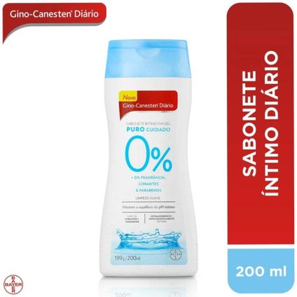 SABONETE ÍNTIMO GINO-CANESTEN DIÁRIO TRIPLO CUIDADO 200ML