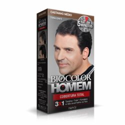 Tintura Biocolor Homem Castanho Médio