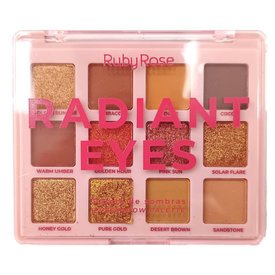 PALETA DE SOMBRAS RUBY ROSE RADIANT EYES 15G