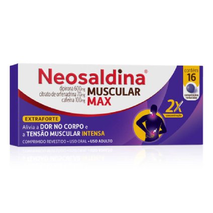 NEOSALDINA MUSCULAR MAX 16 COMPRIMIDOS