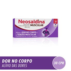 NEOSALDINA MUSCULAR DIPIRONA 300MG + CITRATO DE ORFENADRINA 35MG + CAFEÍNA 50MG 30 COMPRIMIDOS