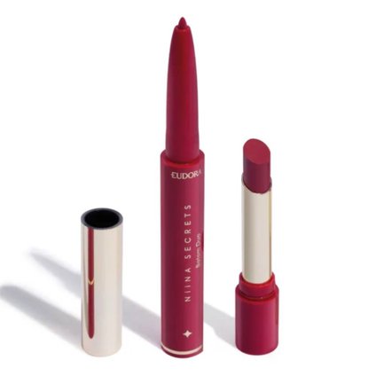 BATOM DUO EUDORA NIINA SECRETS PERFECT MATCH ROSA 1,65G