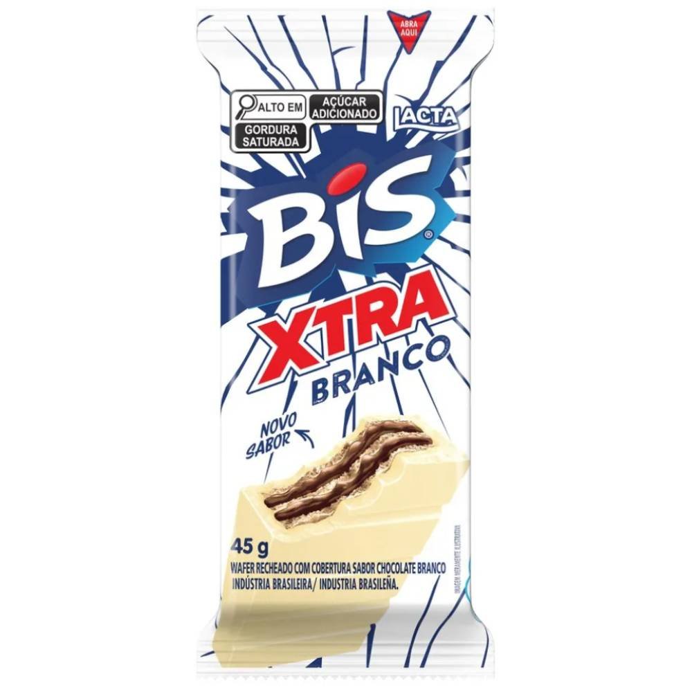 Chocolate Wafer Lacta Bis Xtra Branco 45g