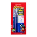 KIT INFANTIL CURAPROX KIDS 4 A 12 ANOS SENNINHA ESCOVA CORES SORTIDAS + CREME DENTAL