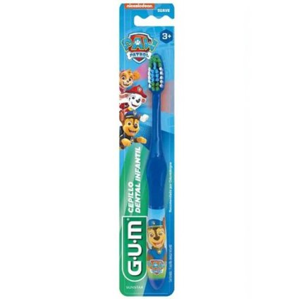 ESCOVA DENTAL INFANTIL GUM PATRULHA CANINA COR SORTIDA 1 UNIDADE