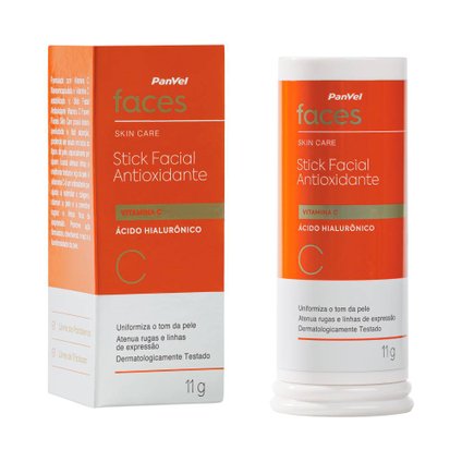 HIDRATANTE FACIAL STICK PANVEL FACES SKINCARE VITAMINA C 11G