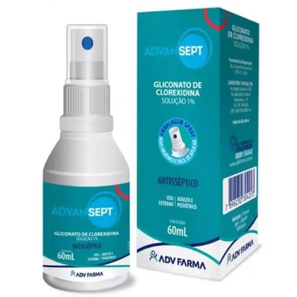 ADVANSEPT GLICONATO DE CLOREXIDINA 1% ADV FARMA 60ML