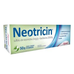 Neotricin Sulfato De Neomicina 5mg/g + Bacitricina 250ui 50g
