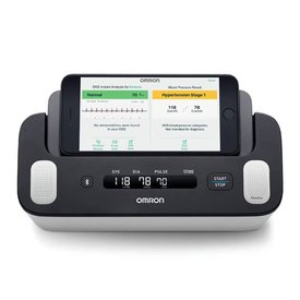 MONITOR DE PRESSÃO ARTERIAL DE BRAÇO OMRON ECG COMPLETE