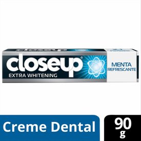 CREME DENTAL CLOSEUP DENTES + BRANCOS MENTA REFRESCANTE 90G