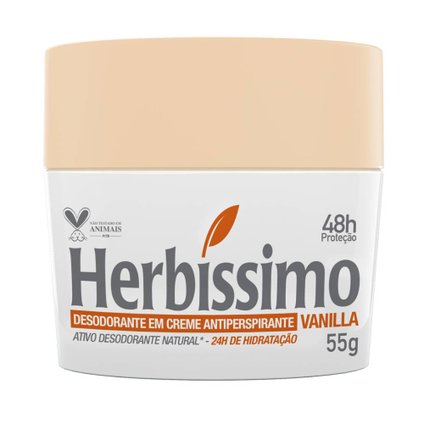DESODORANTE EM CREME HERBÍSSIMO VANILLA 55G