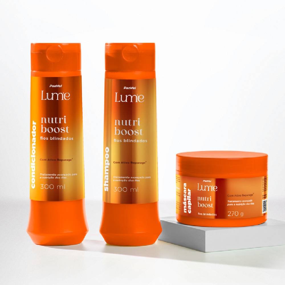 Kit Panvel Lume Power Repair Shampoo 300ml + Condicionador 300ml + Máscara Capilar 270g