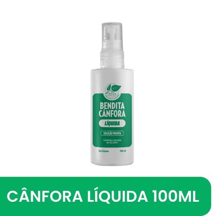 SPRAY CÂNFORA LÍQUIDA BENDITA CÂNFORA FRASCO 100ML