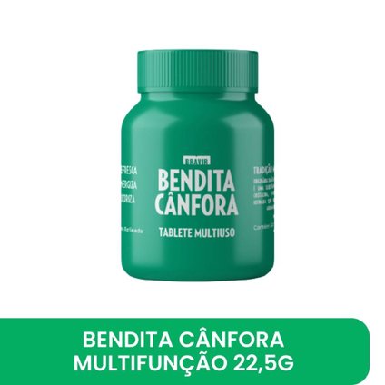 TABLETE MULTIUSO CÂNFORA BENDITA CÂNFORA POTE COM 30 UNIDADES