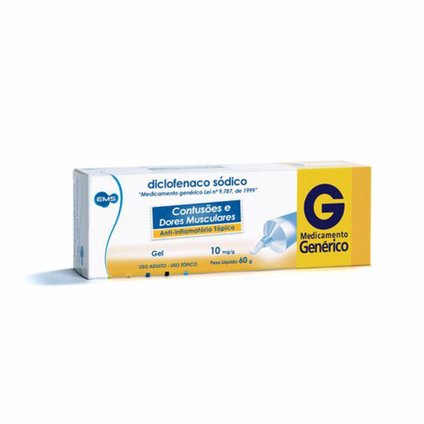 DICLOFENACO SODICO  GEL 60G EMS GENÉRICO P