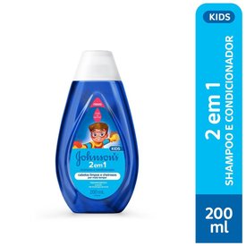 SHAMPOO E CONDICIONADOR JOHNSON'S KIDS 2 EM 1 200ML
