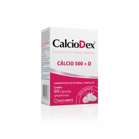 CALCIODEX 500MG 60 CÁPSULAS GELATINOSAS