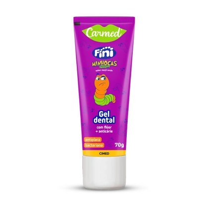 GEL DENTAL CARMED FINI MINHOCAS 70G