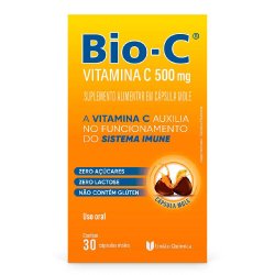 Suplemento Alimentar Vitamina C Bio C 500mg 30 Cápsulas