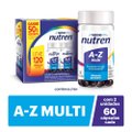 KIT SUPLEMENTO ALIMENTAR NUTREN MULTIVITAMÍNICO A-Z 120 CÁPSULAS