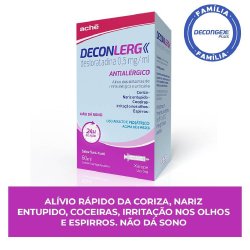 Deconlerg Desloratadina 0,5mg Xarope Tutti-frutti 60ml + Seringa