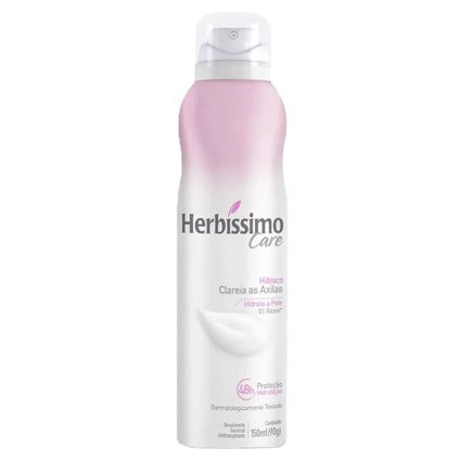 DESODORANTE AEROSOL HERBÍSSIMO CARE HIBISCO 150ML